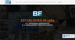 Desktop Screenshot of bfmodaraba.com.pk
